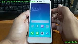 Oppo A39 Hard Reset and Soft Reset [upl. by Temhem]