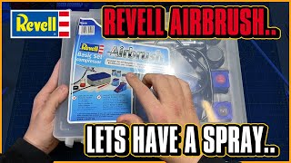 Revell Basic Airbrush and Compressor Set  Lets Have a Spray [upl. by Carly289]