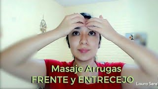 Masaje Arrugas Frente y Entrecejo  LInfático [upl. by Haskel]