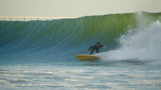 Surfing Magical California Pointbreak at Sunset [upl. by Blossom]