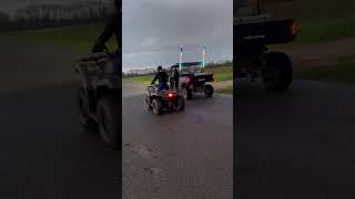 Cfmoto 500 vs Polaris 1000 viral [upl. by Hofstetter]