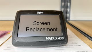 TeeJet Matrix 430 Screen Repair [upl. by Wynne266]