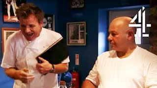 Gordon Ramsay Becomes A Marriage Guidance Counsellor  Ramsays Kitchen Nightmares [upl. by Atilam]