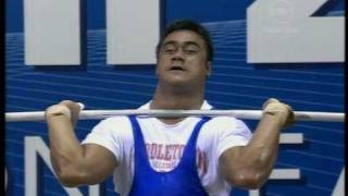 GOLD MEDAL for Samoa in Weightlifting  Commonwealth Games in Delhi 2010 [upl. by Olympias222]