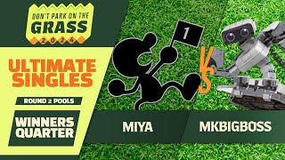 Miya Game amp Watch vs MKBigBoss ROB  DPG 2024  Ultimate Singles Winners Quarters R2 Pools [upl. by Knutson]