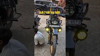 HJG 7 LED Round White Fog Light With Yellow Cap 70W With Wiring Kit HarnessAnd Switch hjgfoglight [upl. by Adnomar924]