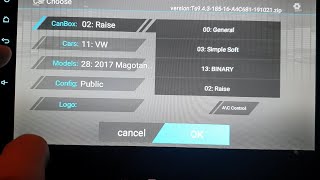 android 81 head unit how to change the options for canbus decoder  isudar h53 [upl. by Arnst]