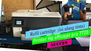 Refil cartridge Printer HP OfficeJet Pro 7720 [upl. by Attenyl972]