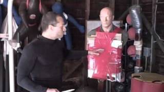 Close Combat Knife Training with Damian Ross and The Self Defense Training System [upl. by Gonagle]