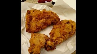 Vegetarian Fried Chicken recipe  Lacto Ovo [upl. by Ronnoc]