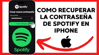 😱😉COMO RECUPERAR LA CONTRASEÑA DE SPOTIFY EN IPHONE😊 [upl. by Leopold]