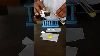 chromyl chloride test  confirmatory test for chloride ion [upl. by Cas]