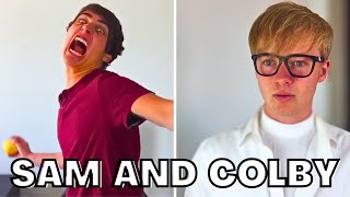 SAM AND COLBY  ULTIMATE VINES and BEST FUNNY SKITS VIDEOS [upl. by Ihtraa241]