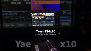 Yaesu FTdx10 Incredible CW Performance amateurradio yaesu [upl. by Dumm]