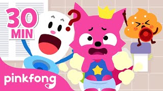 Potty training song compilation for kids  Healthy Habits  Pinkfong Rhymes for Children [upl. by Reichert948]