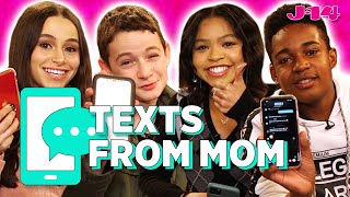 Ravens Home Cast Reads Texts From Mom [upl. by Llennehc]