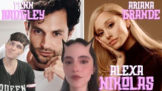 I GET TRIGGERED  ALEXA NIKOLAS AND ARIANA GRANDE WITH SIDE CHARACTER PENN BADGLEY [upl. by Henn]