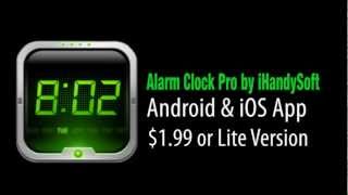 Alarm Clock Pro Review iPadiPhoneAndroid App  Hermida Tech HD [upl. by Eico]