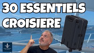 30 ESSENTIELS POUR VOTRE CROISIERE  CRUISE ESSENTIALS 2024 [upl. by Aulea]