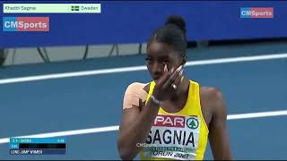 Khaddi Sagnia  Long Jump Women EIC Torun Athletics [upl. by Natalie]