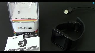 Présentation de la smartwatch  Polaroid Pwatch [upl. by Ahsinek]