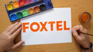 How to draw the FOXTEL logo [upl. by Lielos740]