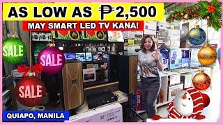 PINAKALATEST ITEM AS LOW AS 2500 PESOS MAKAKABILI KANA NG SMART LED TV DITO SA QUIAPO MANILA [upl. by Legnaros]