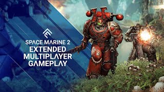 Warhammer 40000 Space Marine 2 – Multiplayer Trailer [upl. by Yewed]