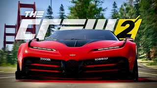 NEW YORK to SAN FRANCISCO cu BUGATTI CENTODIECI  The Crew 2 [upl. by Enytsirk802]