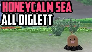 ALL Diglett Locations  Honeycalm Sea Sword amp Shield DLC [upl. by Taryn]