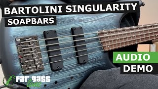 Bartolini Singularity Soapbar Pickups Demo [upl. by Adialeda845]