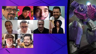 Todos los actores de doblaje de Shockwave [upl. by Hartnett]