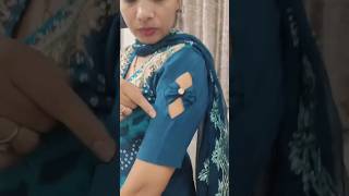 कुर्ती की बाजू डिजाइन और कुर्ती के चाक पर डोरी डिजाइनfashion sewing shortvideofashiondesign [upl. by Ailene]