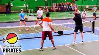 Rising Star Stevie in Pickleball 45 Moneyball Tournament [upl. by Latisha]