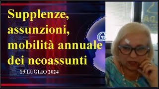 Supplenze assunzioni mobilità annuale dei neoassunti [upl. by Yrkcaz717]