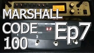 Marshall Code  footswitch  afinador no pedal  Episódio 7 [upl. by Anitsirc102]