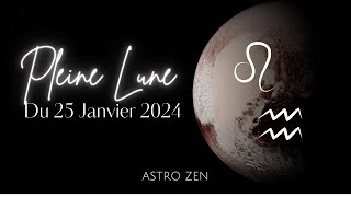 PLEINE LUNE DU 25 JANVIER 2024 [upl. by Ursala]