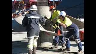 MARINE ENGINEERS  BROKEN SHIP PROPELLOR AND INSPECTION BY MARINE SURVEYOR [upl. by Neelyam]