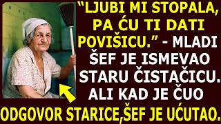 DAĆU POVIŠICU KAD MI BUDEŠ POLIZALA STOPALA REKAO JE MLADI ŠEF STAROJ ČISTAČICINE SLUTEĆI ŠTA ĆE [upl. by Rabelais388]