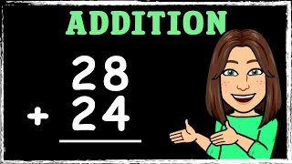 2digit Add 2digit  Column Addition  Maths with Mrs B [upl. by Anaid704]