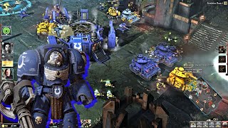 Ultramarines vs Brutal Eldar  3 vs 3 Battle  Warhammer 40k Dawn of War 3 Gameplay [upl. by Clement]