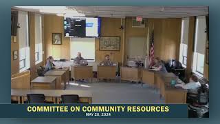 Northampton City Council Committee on Community Resources 52024 [upl. by Salahcin]