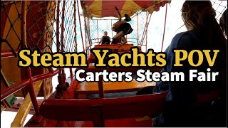 Steam Yachts 4K POV  Carters Steam Fair 2022 [upl. by Kano179]