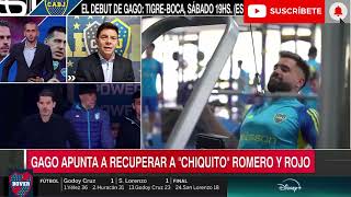 Boca termina minipretemporada y Gago pretende recuperar a CHIQUITO ROMERO Y MARCOS ROJO ⚠️ [upl. by Nottus]