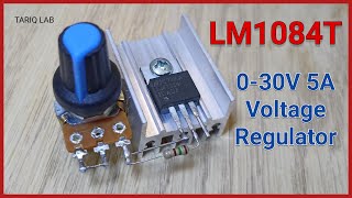 Adjustable Voltage Regulator 030V 5A [upl. by Drucy76]