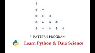 Python Pattern Program  Print stars in Right triangle the Pythonic way [upl. by Eneja445]