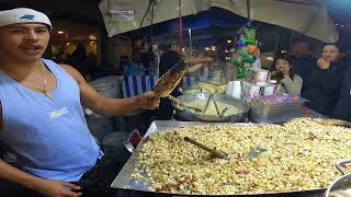 COYOACAN DE NOCHE 2024 CDMXESQUITES BROCHETAS TUETANOS CHURROS CHOCOLATE TLAYUDAS ELOTES [upl. by Terrene]