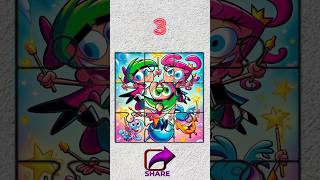 Which one is correct fairly odd parents shorts animationart puzzle [upl. by Ludie]