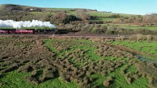 Christmas Sussex Belle steam excursion 2024 [upl. by Eniamerej878]