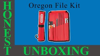 UNBOXING  Oregon Universal Chainsaw Field Sharpening File Kit [upl. by Karp]